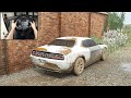 Rebuilding A Dodge Challenger Hellcat - Forza Horizon 4 (Steering Wheel + Paddles) Gameplay