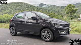 Tata Tiago - Safest and affordable hatchback | MotoRush Tamil