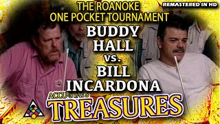 ONE-POCKET: BUDDY HALL VS BILLY INCARDONA | 1994 ROANOKE ONE-POCKET CHAMPIONSHIP