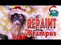 Christmas special 🎄 Doll Repaint: Krampus