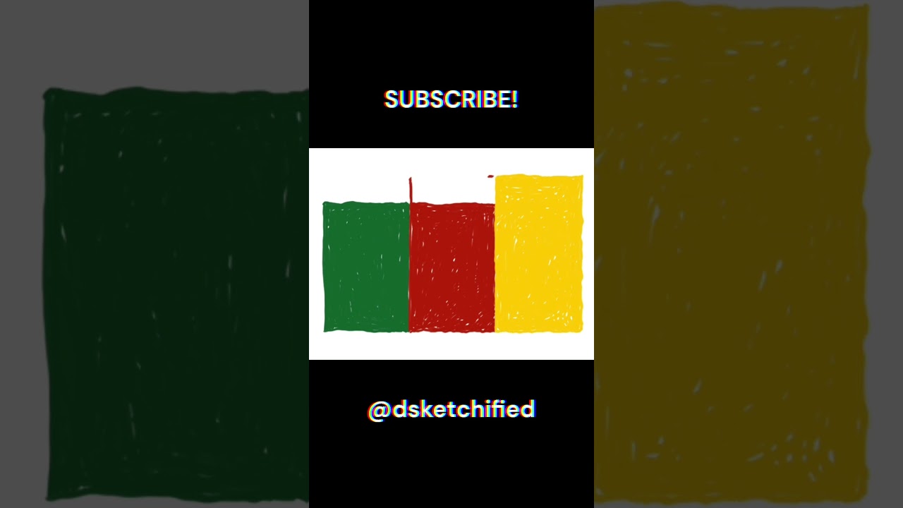 Cameroon Flag | Sketch 