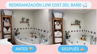Reorganización LOW COST del BAÑO. Con 4 CAJAS lo ORDENAMOS TODO👍🏼
