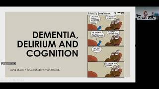 Year 4C Psychiatry Revision Lecture - Dementia, Delirium & Cognition