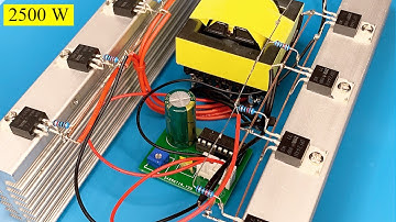 hoe maak je een eenvoudige omvormer 2500W, sinusgolf, 8 mosfet, IRFz 44n, JLCpcb