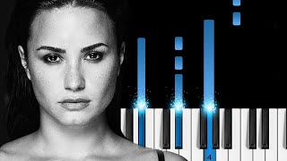 Demi Lovato - Sober - EASY Piano Tutorial