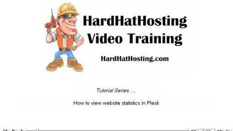 How to view website statistics in Plesk 10 Control Panel - End User Interface