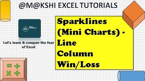 Sparklines - Mini Charts(Line, Column, Win/Loss)