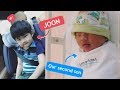 Joon meets his baby brother for the first time 👶🏻