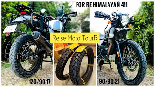 Reise Tour R Tyres Installed On RE Himalayan 411 | Best Touring Tyres for Himalayan ? Initial Imp