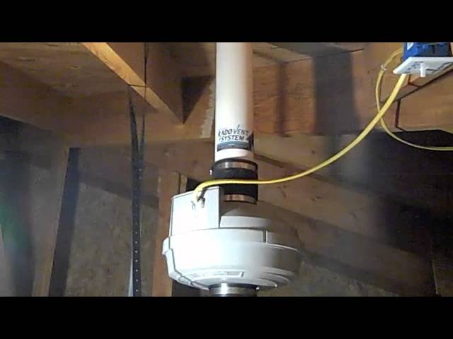 Radon System Attic Installation - Youtube