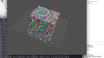 Real-time interactive simulation of 100,000 particles.