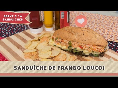 Sanduíche de Frango Louco - Receitas de Minuto #126