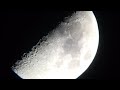 Moon  March 10  2022 FIRST QUARTER