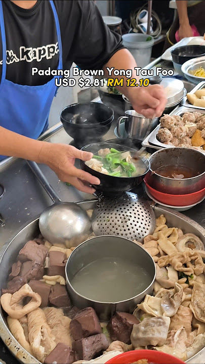 76. Padang Brown Yong Tau Foo with Meat Balls & Offals 釀豆腐 #penangfood #streetfood