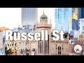 Melbourne CBD: Russell Street Walk🚶‍♀️【4K Ultra HD】