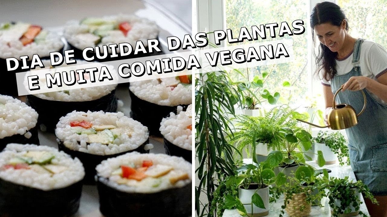 44. o que eu como em um dia como vegana / receita de almoço e janta fácil