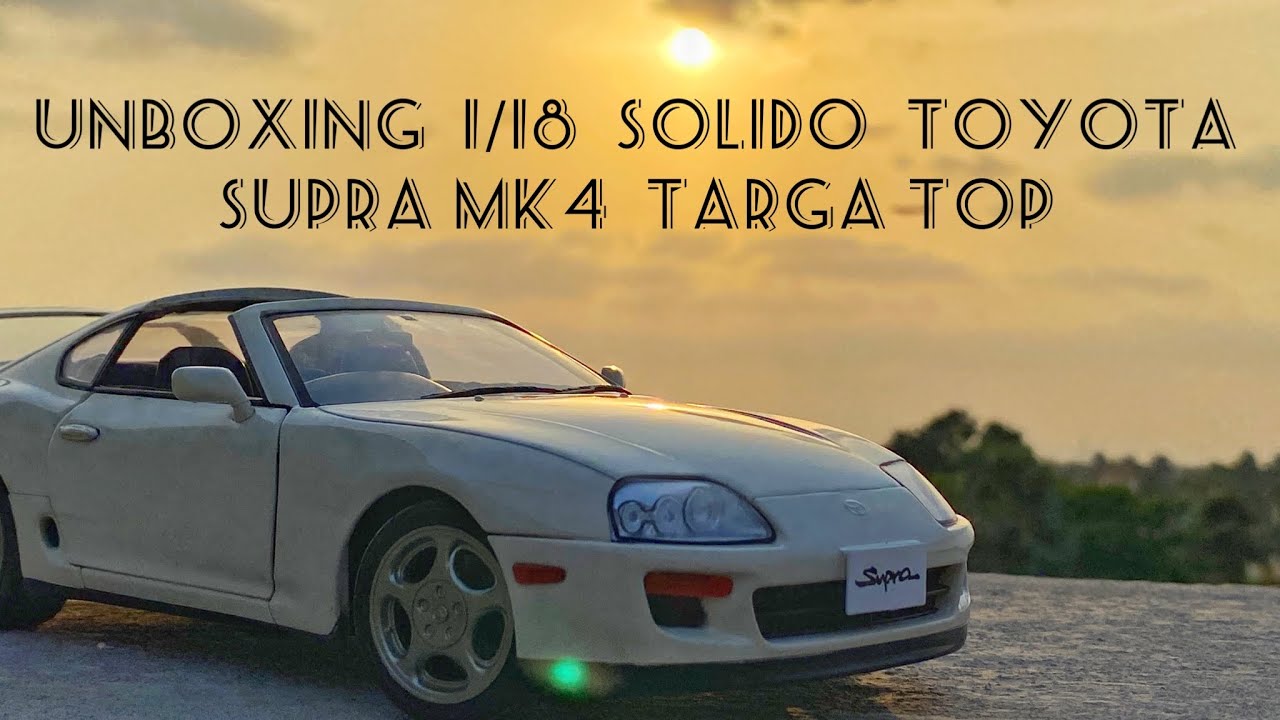 1:18 Toyota Supra Targa Mk4 (White) - Solido [Unboxing] 