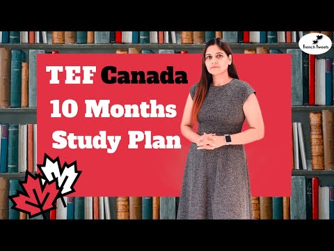 TEF Canada I Study Plan