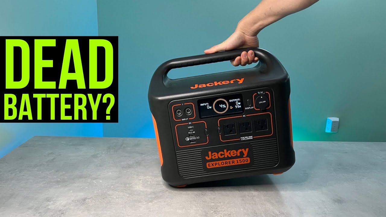 Reset Jackery Power Station (If it won't start) YouTube