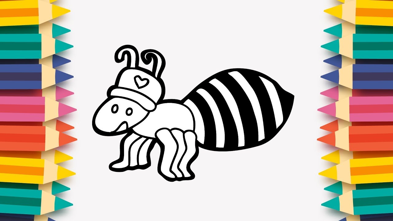 Ant Painting For Kids - Painting Inspired