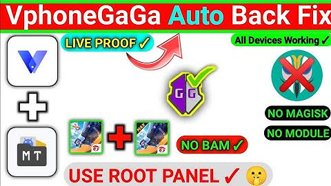 VphoneGaGa Crash Fix Tutorial || Auto Back Fix || Killed By Tecent Game Protect ! Problem #tutorial
