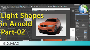 How to Use Arnold Light Shapes in 3Ds Max Part 02