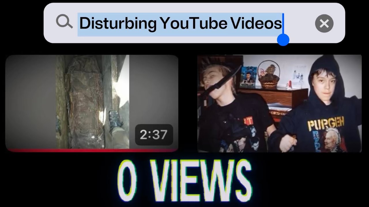 Disturbing Unknown Videos On YouTube