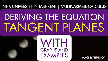 Tangent Planes: graphs and examples