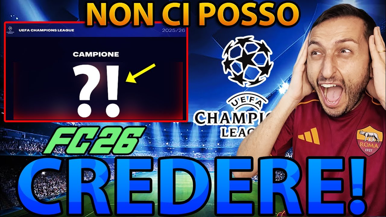 🏆😱 Ho SIMULATO TUTTA la CHAMPIONS LEAGUE su EA FC 26 E... NON CI POSSO CREDEREEE‼️🤯