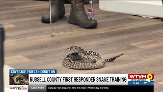 Russell County holds first responder snake training