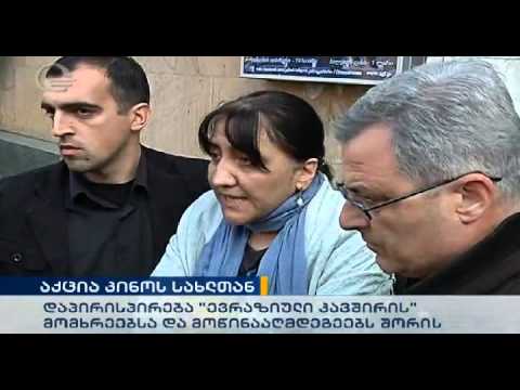 ირმა ინაშვილმა აქციის მონაწილეებს შუა თითი უჩვენა