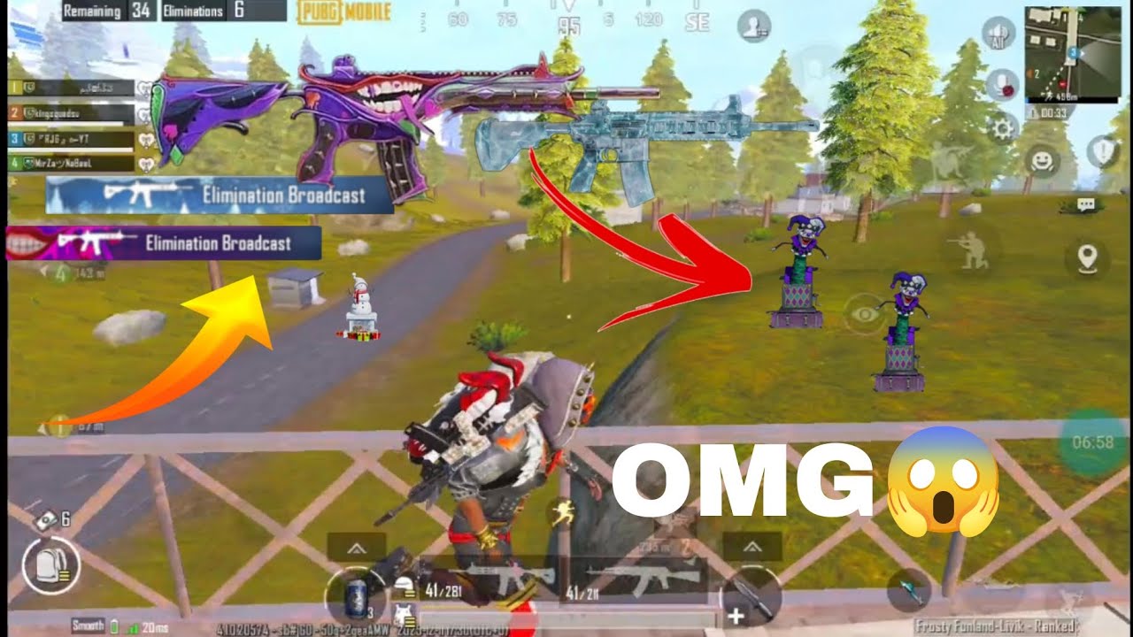 omg😱! m4 glacier and fauel max rich player my lobby