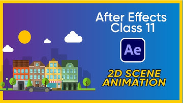 How to Animate a Scene in Adobe After Effects | Night to Day |  Urdu-Hindi