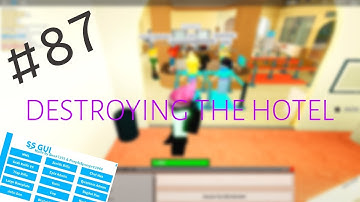 Roblox Exploiting #87 - DESTROYING THE HOTEL