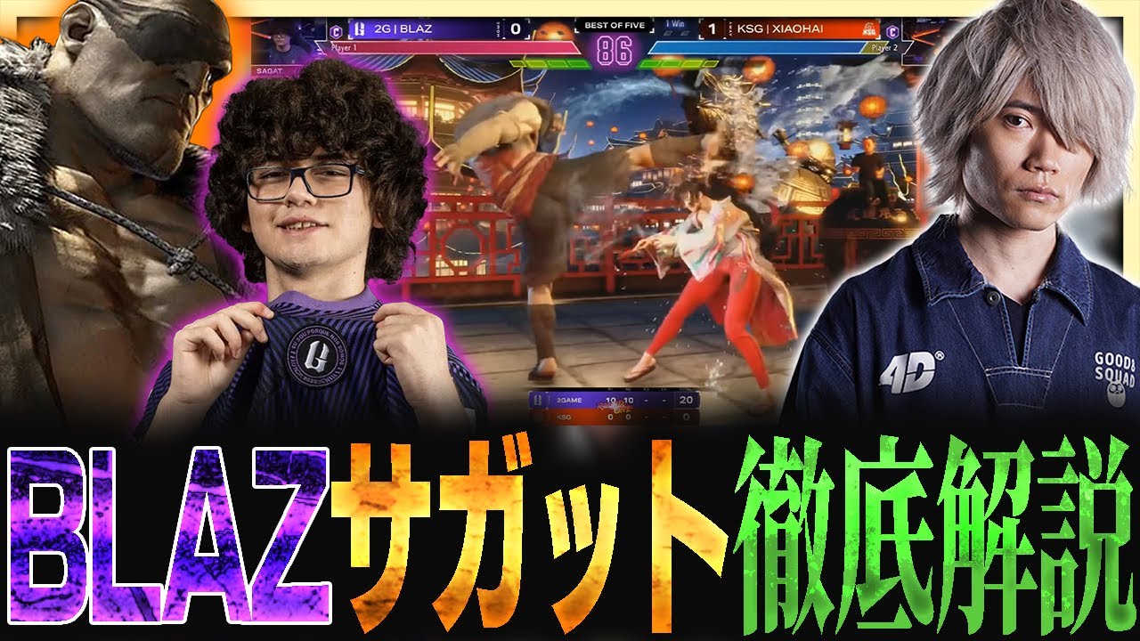 世界に羽ばたくDの意思！？SFL-USのBLAZサガットを徹底解説します【ぷげら/スト6】