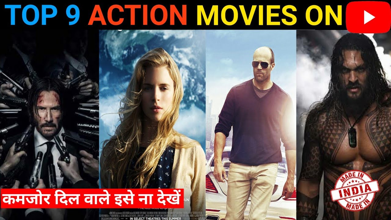 Top 9 Hollywood hindi dubbed action Movies Available on YouTube YouTube