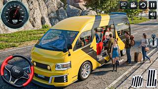 Realistic City Van Driving: Passengers Van Simulator City Ride Real van driver - android gameplay screenshot 2