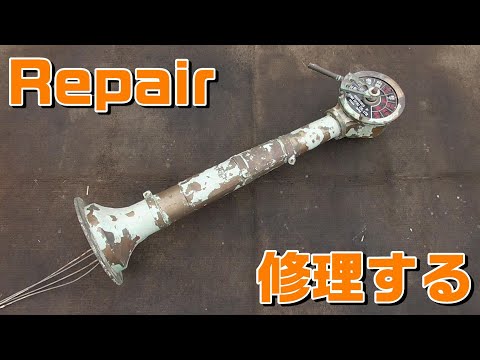 くたびれたエンジンテレグラフを綺麗にする！Cleaning dirty engine