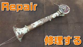 くたびれたエンジンテレグラフを綺麗にする！Cleaning dirty engine