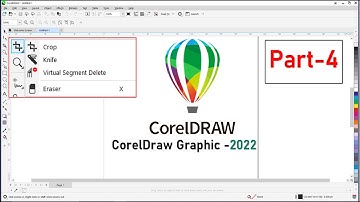 CorelDraw Crop, Knife, Virtual Segment Delete, Eraser Tool all option in CorelDraw in Hindi