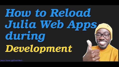 How To Reload Julia Web App with Revise and Oxygen