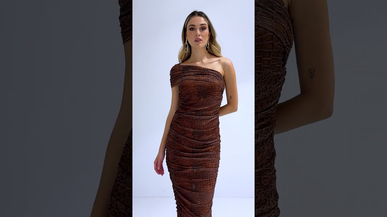 Toi&moi snake print dress