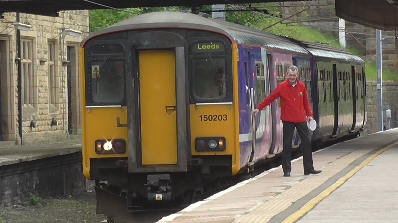 Northern Rail 150203 Departs Lancaster For Leeds - YouTube