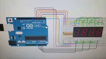 CONTADOR DE 0000 A 9999 CON ARDUINO UNO Y DISPLAY 7 SEGMENTOS  SIMULADO EN TINKERCAD
