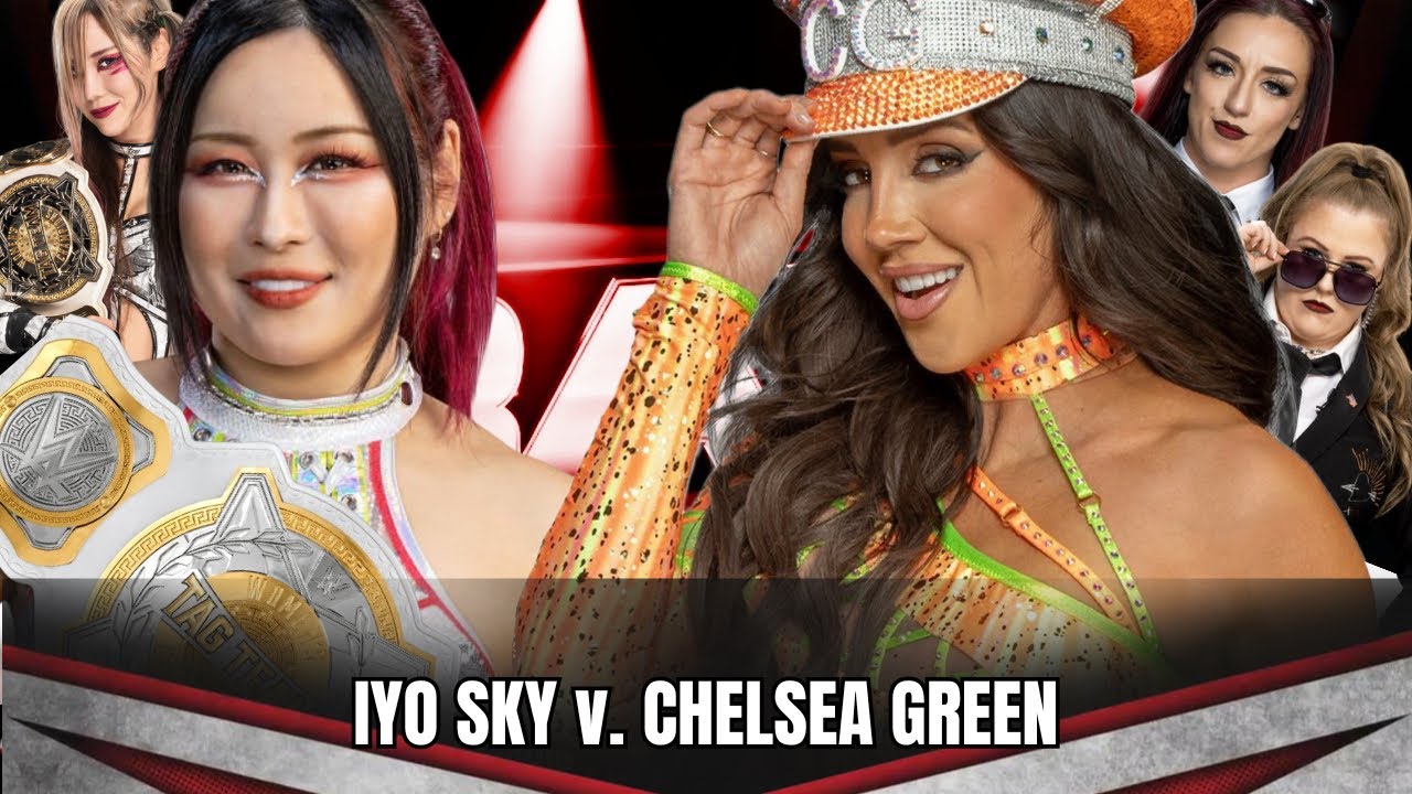 Iyo Sky (w/ Kairi Sane) vs Chelsea Green (w/ The Secret Hervice) | RAW