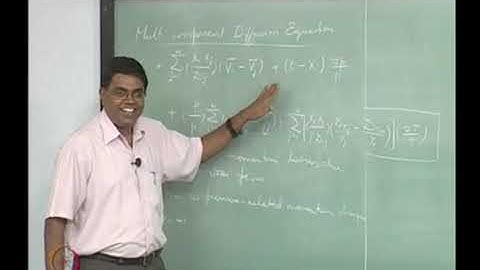 Lec 17: Multi-Component Diffusion Equation #CH24SP #swayamprabha