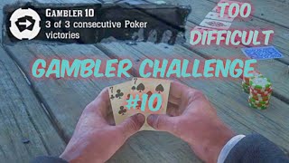 Red Dead Redemption 2 Easiest Way To Beat Gambler Challenge 10 3 Poker Wins In A Row