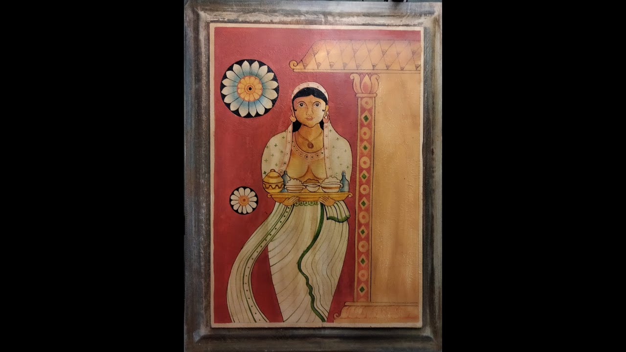 Fabric Painting Course - Lesson 11 Traditional Wall Hanger on Wood