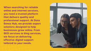 Data Sense: Get The Best Online Services Here!