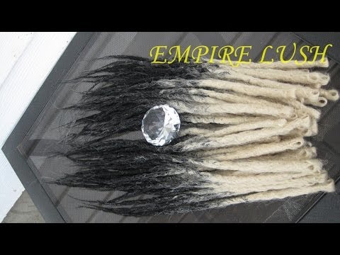 How to make Natural Style Crocheted Synthetic Transitional Dreadlocks. The EMPIRE LUSH way *Part 1*.